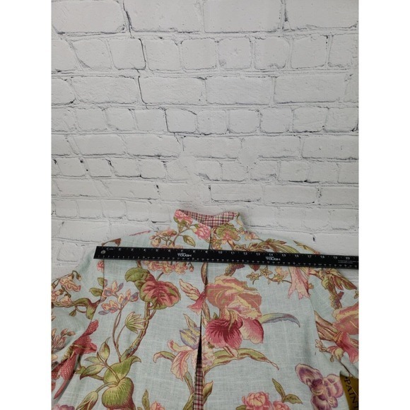 Vtg Painted Pony Tapestry Jacket Floral Lg Cropped Spring Belize Riviera/Spring - Picture 6 of 16